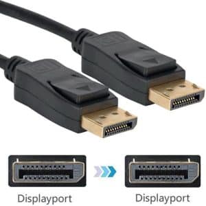 کابل دیس پلی 4K برند KINGDOM به طول 1.8 متر
