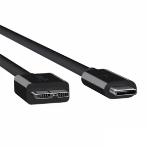 کابل هارد اکسترنال(Micro-B) یو اس بی 3 به تایپ سی برند KNET به طول 60 سانت