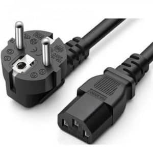کابل برق 3 پین منبع تغذیه کامپیوتر برند KINGDOM به طول 3 متر