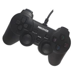 دسته بازی تک شوکدار مشکی MACHER مدل MR-57