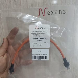 کابل شبکه پچ کورد CAT6 نوع UTP به طول 30 سانت برند NEXANCE