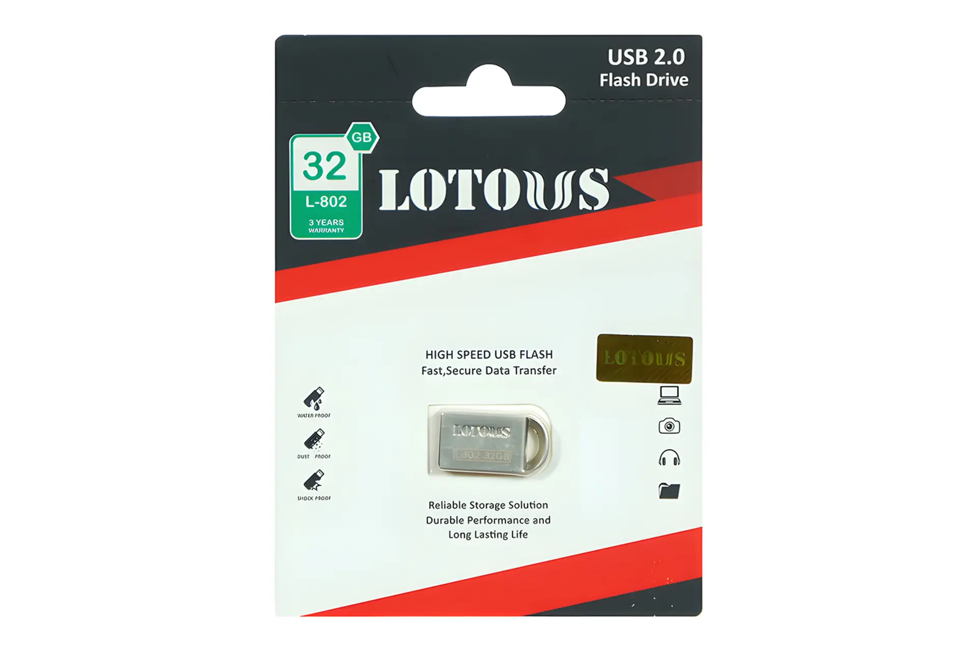 فلش مموری 32 گیگ LOTOUS مدل L802 - Image 2