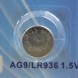 باتری سکه ای آلکالین تکی مدل AG9 برند VERITY