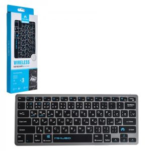 صفحه کلید بی سیم و بلوتوثی برند MIKUSO مدل KB-BW05