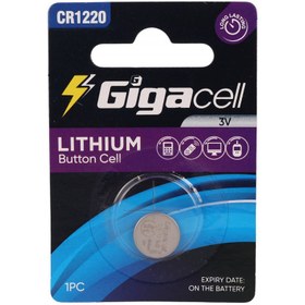 باتری سکه ای لیتیوم CR1220 برند GIGACELL