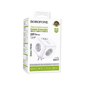 سه راهی و شارژر 40 وات 7 خروجی BROFON مدل BAC11