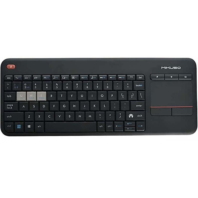صفحه کلید بی سیم و بلوتوثی + تاچ پد MIKUSO مدل KB-BW06 - Image 3