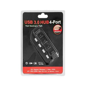 هاب یو اس بی 3 آدابتور دار 4 پورت VS545 کد 129001633