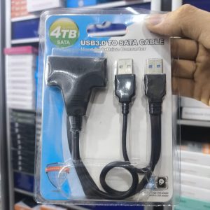 تبدیل کابلی هارد 2.5 اینچ ساتا به یو اس بی 3 با برق کمکی