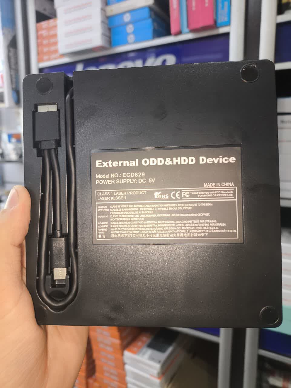 باکس دی وی دی رایتر لپ تاپ سوپر اسلیم یو اس بی 3 + تایپ سی کد 129001625 - Image 3