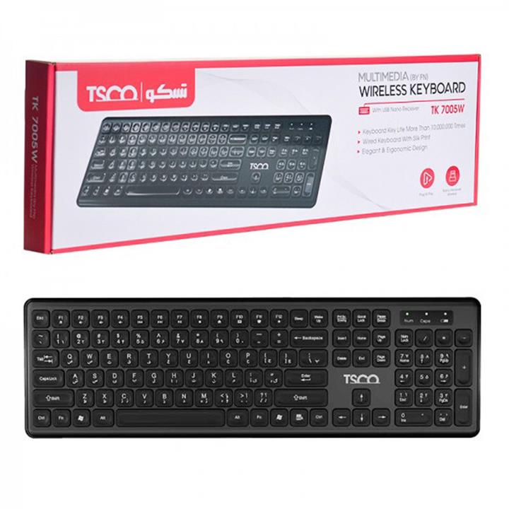 صفحه کلید بی سیم تسکو مدل TK 7005W - Image 4