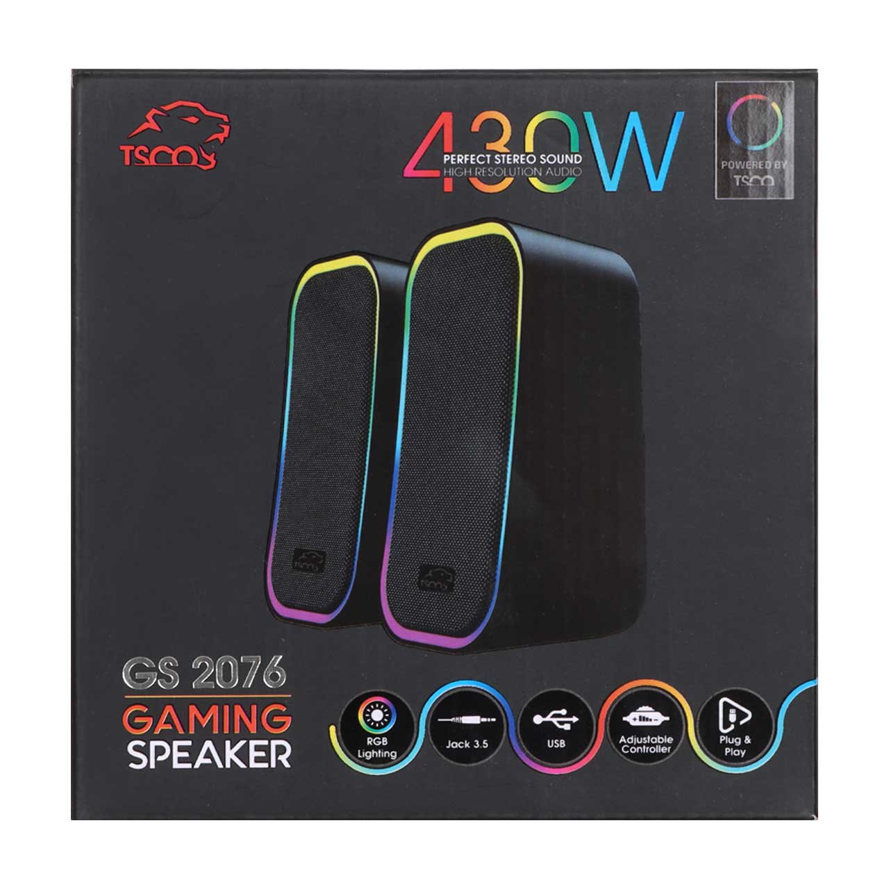 اسپیکر رومیزی دو تکه گیمینگ تسکو مدل GS 2076 - Image 3