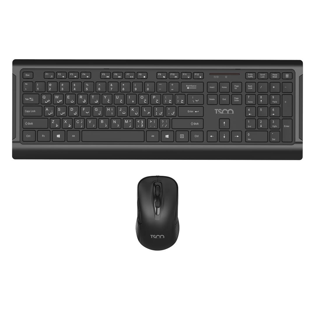 صفحه کلید و موس بی سیم تسکو مدل TKM 7023W