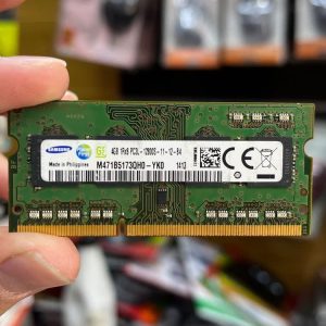 رم لپ تاپ DDR3 - PC3L ظرفیت 4 گیگابایت فرکانس 12800 برند سامسونگ