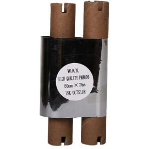 ریبون پرینتر بارکد 60 میل 75 متر PERMIUM WAX