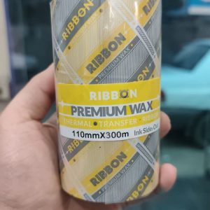 ریبون پرینتر لیبل زن 300*110 مدل PREMIUM WAX