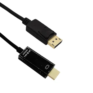 تبدیل کابلی دیس پلی به اچ دی ام آی UHD 4K*2K طول 1.5 متر
