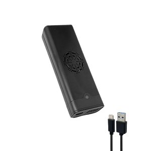 باکس فن دار هارد SSD M2 NVME NGFF با کابل TYPE C و رابط USB 3.1