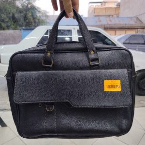 کیف لپ تاپ چرم صنعتی درجه یک سایز 14.6 تا 15.6 مدل 1544