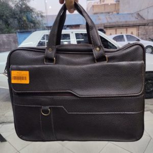 کیف لپ تاپ چرم صنعتی درجه یک سایز 14.6 تا 15.6 مدل 1543