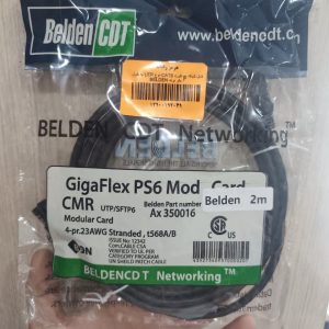کابل شبکه پچ کورد CAT6 نوع UTP به طول 2 متر برند BELDEN