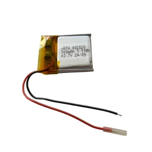 باتری لیتیوم 300MAH مدل 402020 سایز 40*20*20 میلی متر