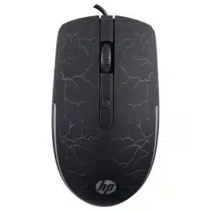 موس سیم دار RGB طرح HP مدل X600