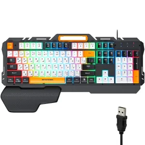 صفحه کلید گیمینگ سیم دار RGB برند IMICE مدل GK-700